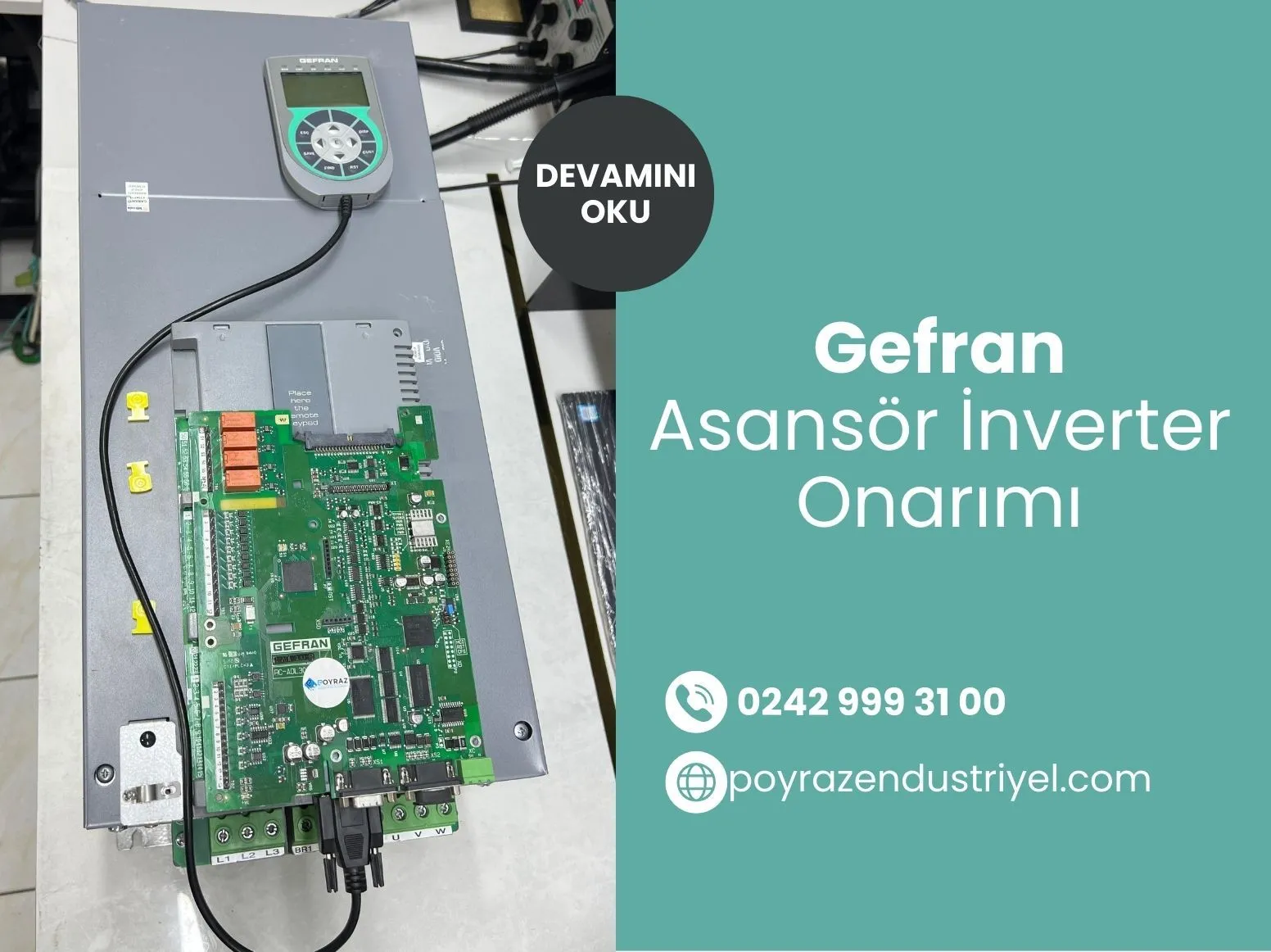 Gefran Asansör İnverter Onarımı
